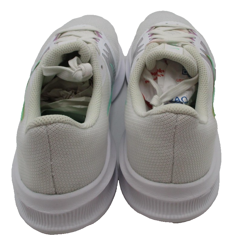 Nike Downshifter Shoes Womens Size 10 White Teal Running Sneakers CW3413101 1T57
