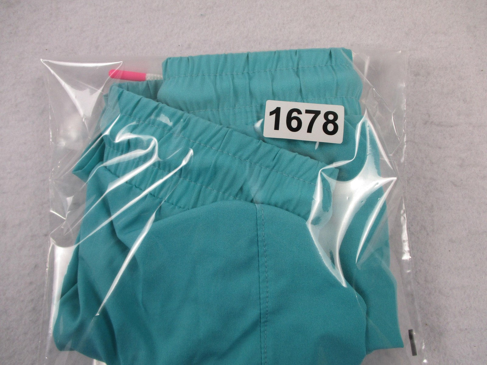 Champion Swim Shorts Kids 14-16 Teal Blue Elastic Waist Drawstring Logo 16787