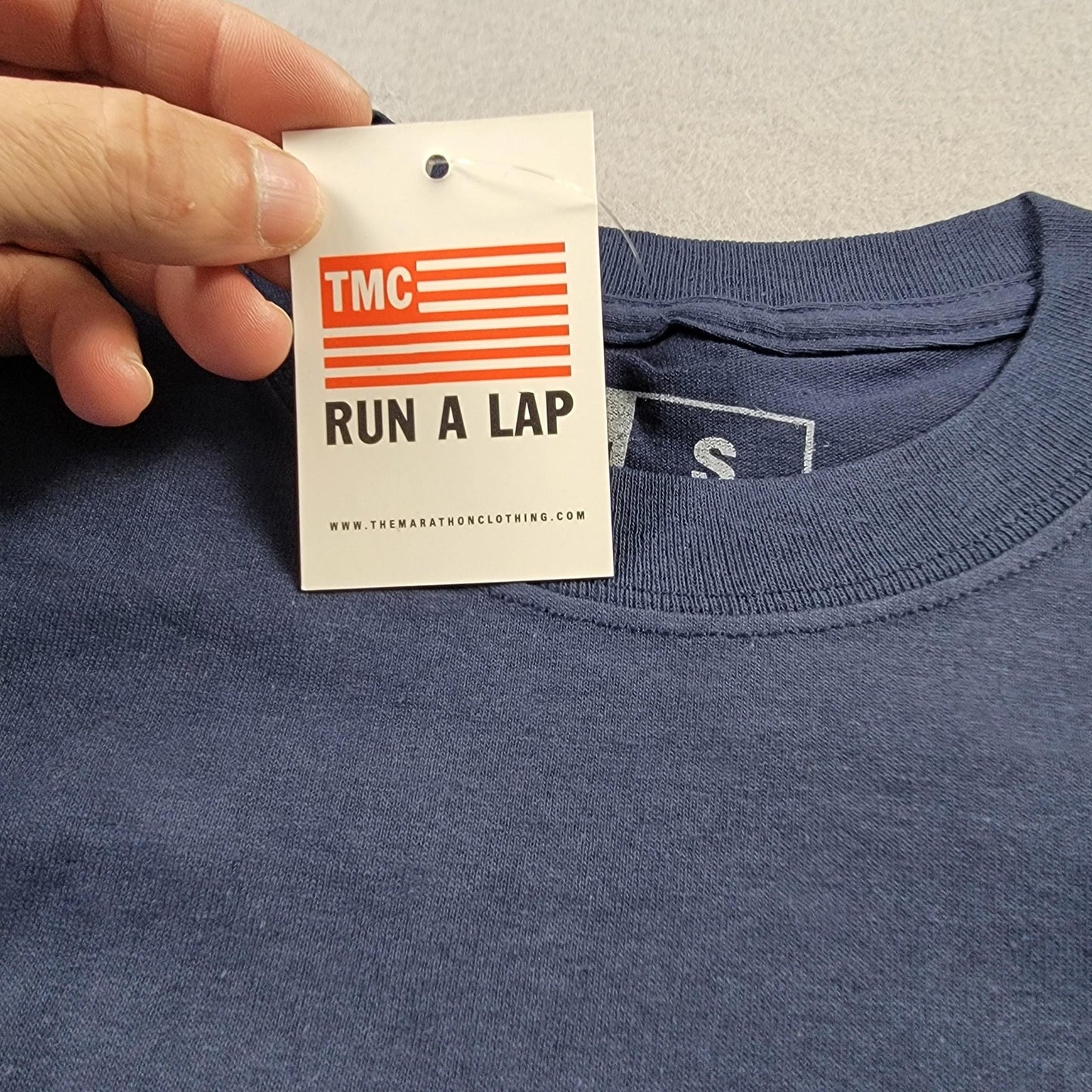 The Marathon Clothing Crenshaw Shirt Mens Small Blue Graphic Tee TShirt Cotton3