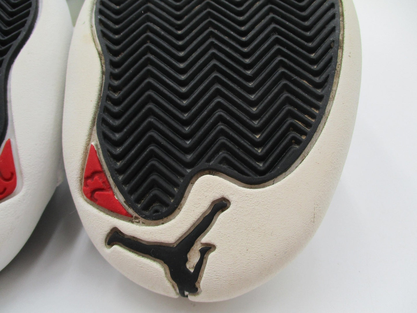 Air Jordan 12 Retro Playoffs Shoes Youth 5.5Y Black White Sneakers 153265-00617