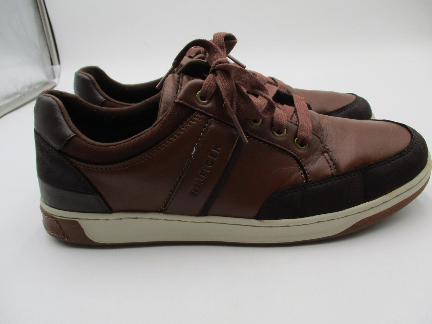 Tommy Hilfiger Shoes Mens Size 11 Brown Casual Low Top Sneakers TMSPARKS-SS6