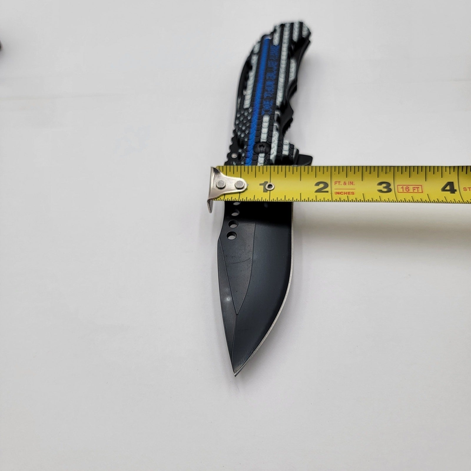 The Thin Blue Line Limited Edition 4.5" Folding Pocket Knife6