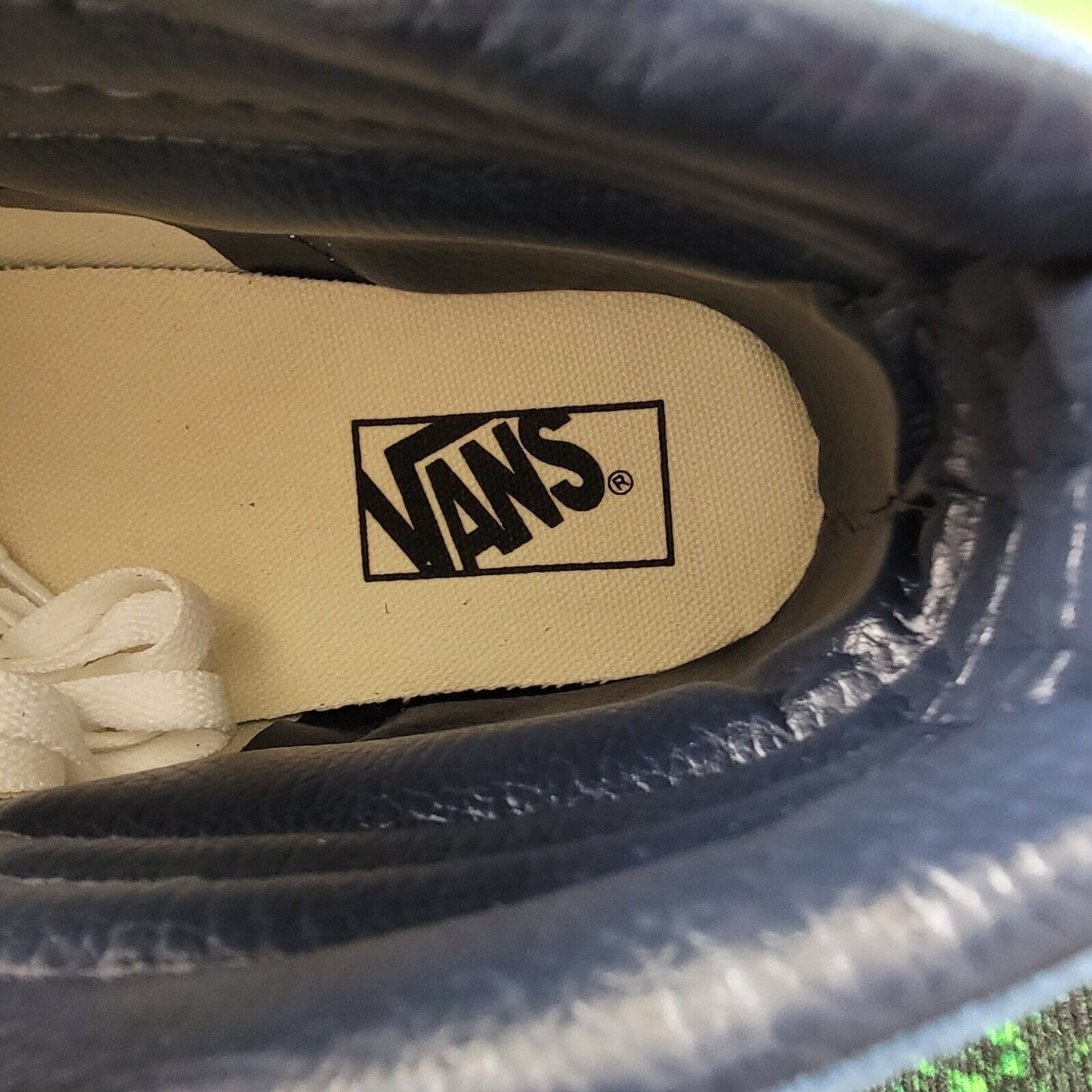 Vans "Sk8Hi" Sneakers (Navy) Men's Canvas Suede Skateboard HighTop Shoes Sz 7M4