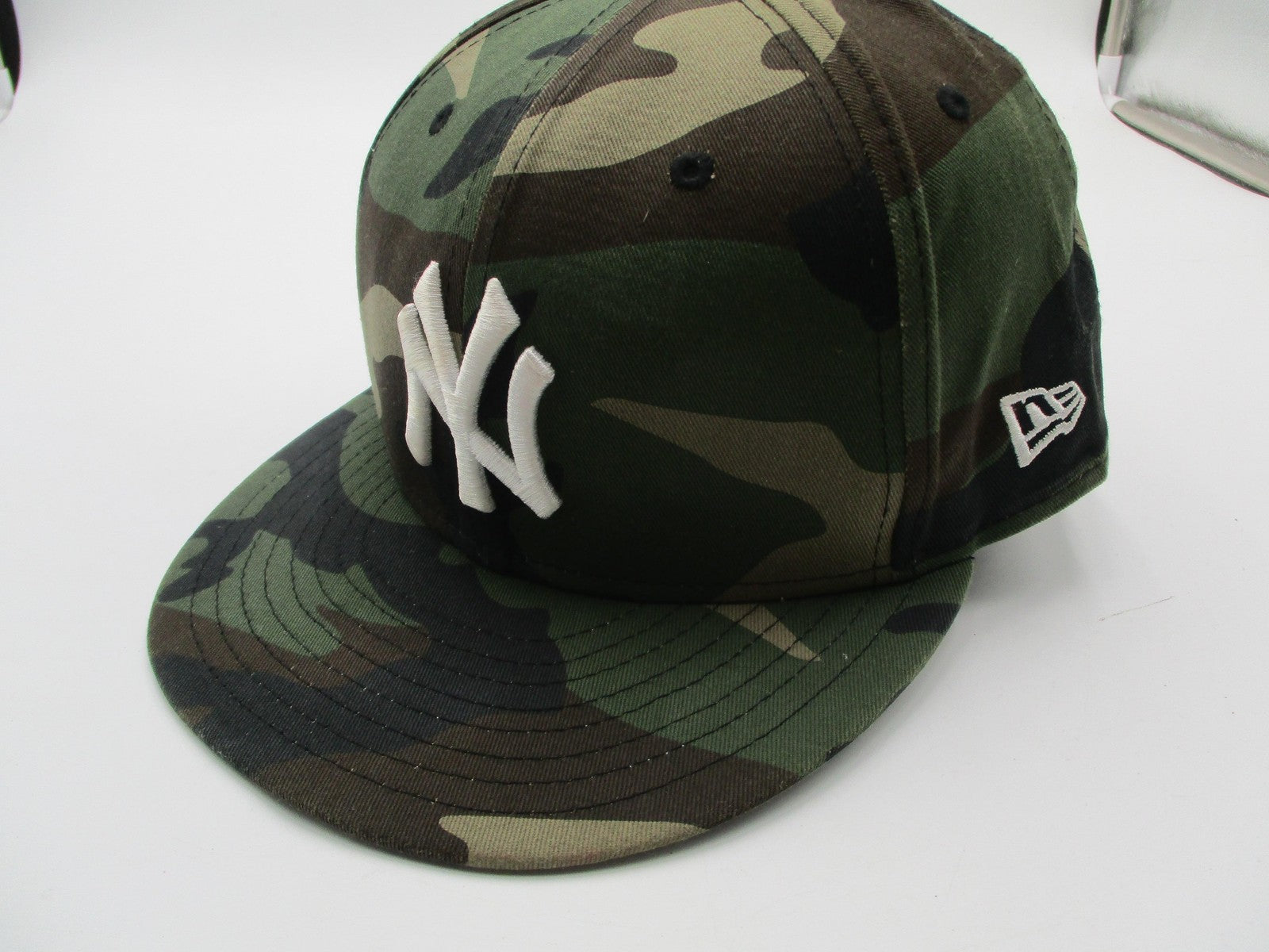 New York Yankees Hat Cap Fitted Mens 7 1/2 Camo MLB Baseball 59FIFTY New Era5