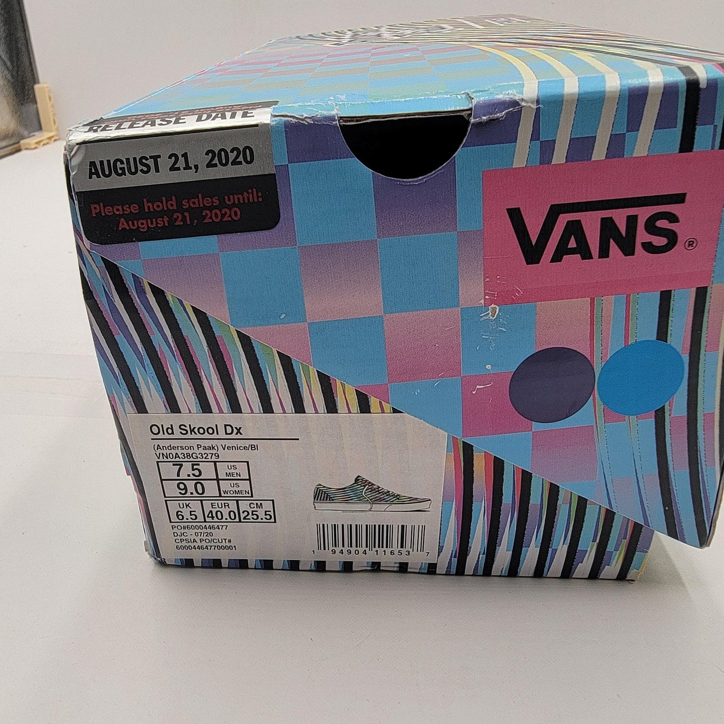 Vans Old Skool Dx Shoes Mens Size 7.5 Anderson Paak Venice Limited Edition8