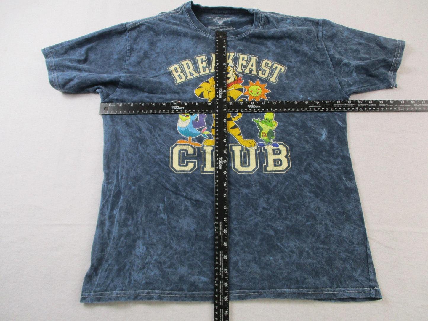 Kelloggs Breakfast Club Tony Tiger Toucan Sam Mineral Wash Tee Mens L Used 15714