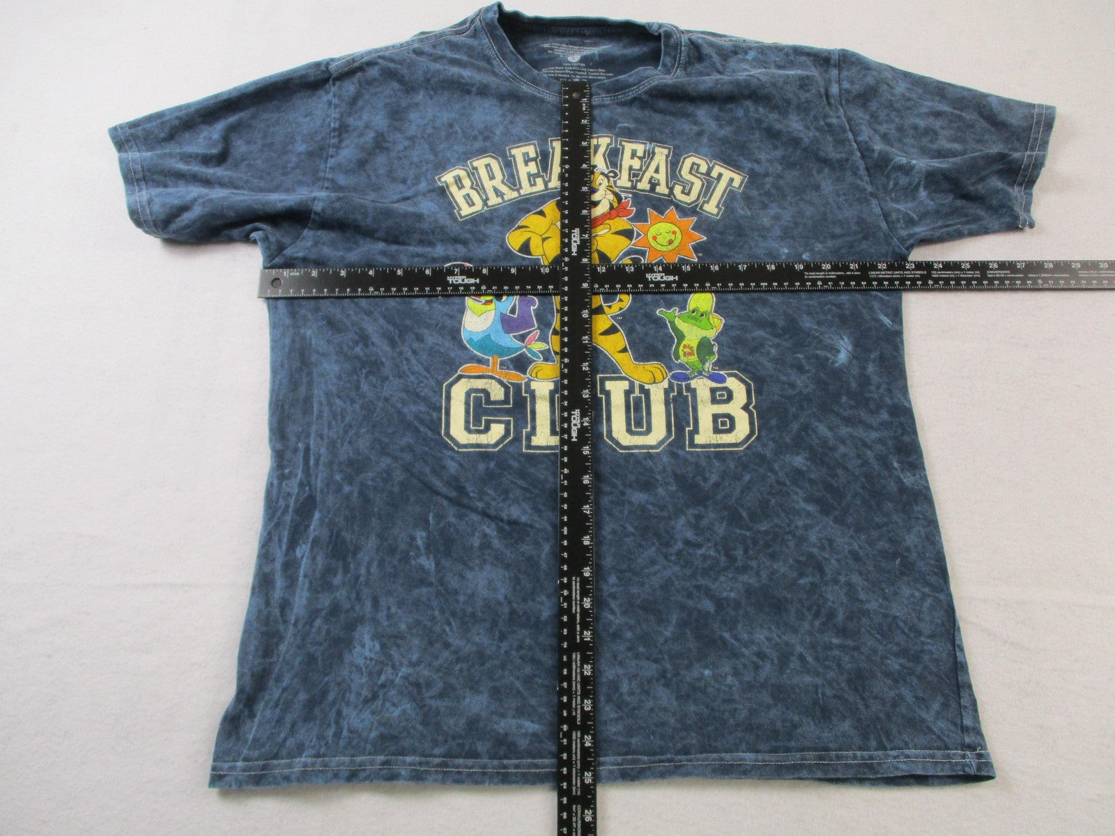 Kelloggs Breakfast Club Tony Tiger Toucan Sam Mineral Wash Tee Mens L Used 15714