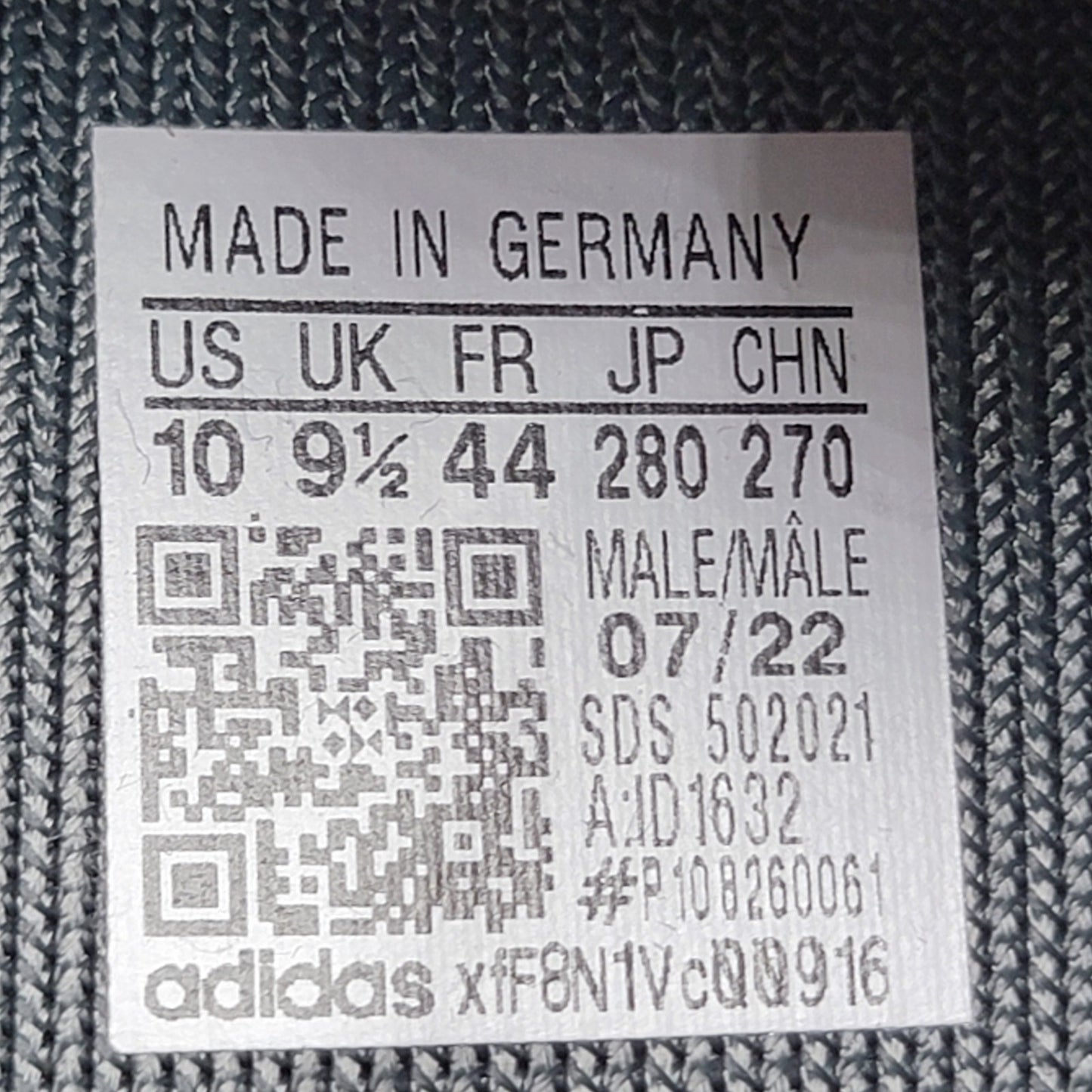 Yeezy 450 'Stone Teal'Sz 10 ID16327