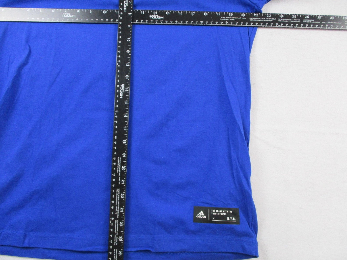 Adidas Shirt Mens Lg Royal Blue NYC Next Wave Basketball Subway Graphic Tee 13688