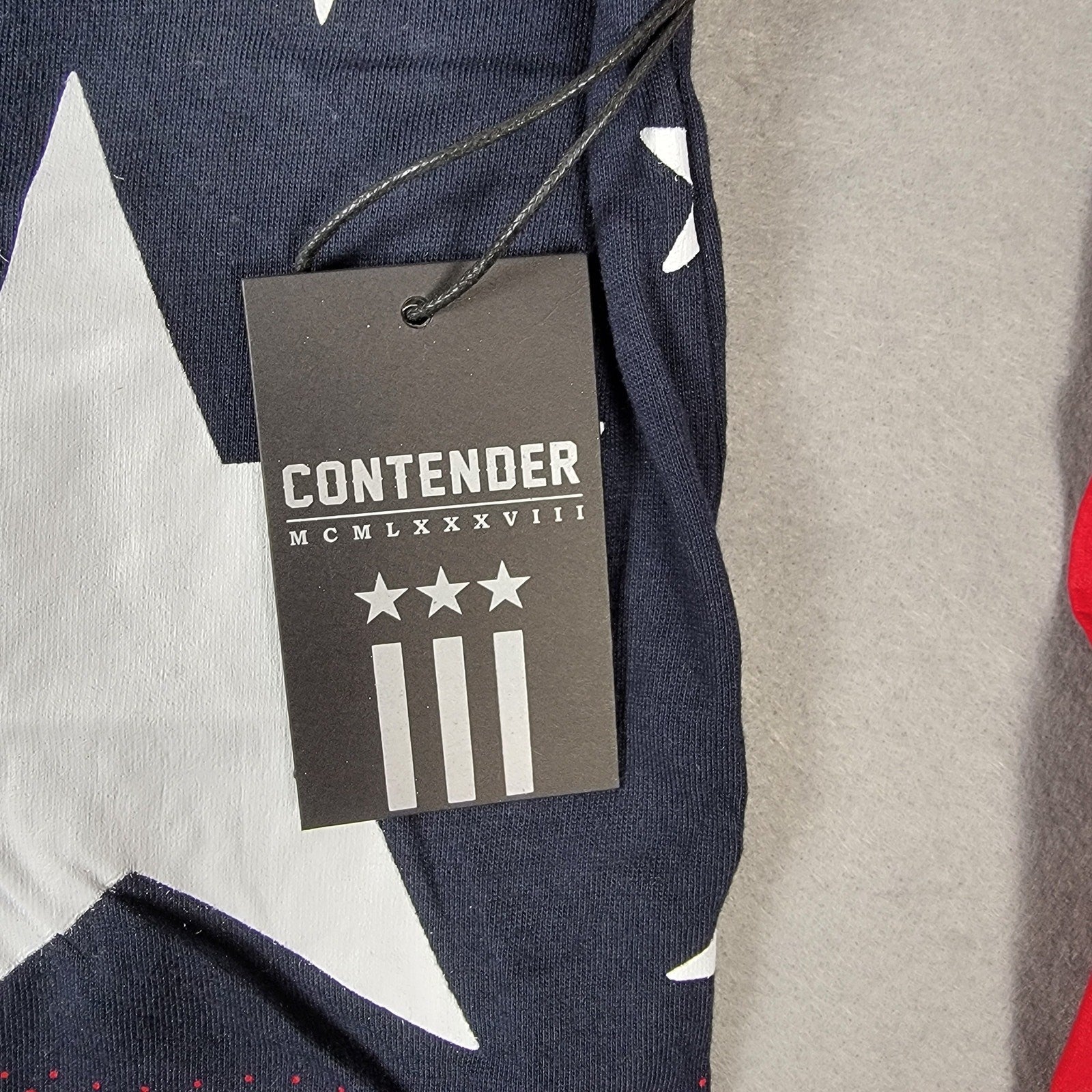 Contender USA Long Sleeve Shirt Red/White/Blue Men's Sz XL3