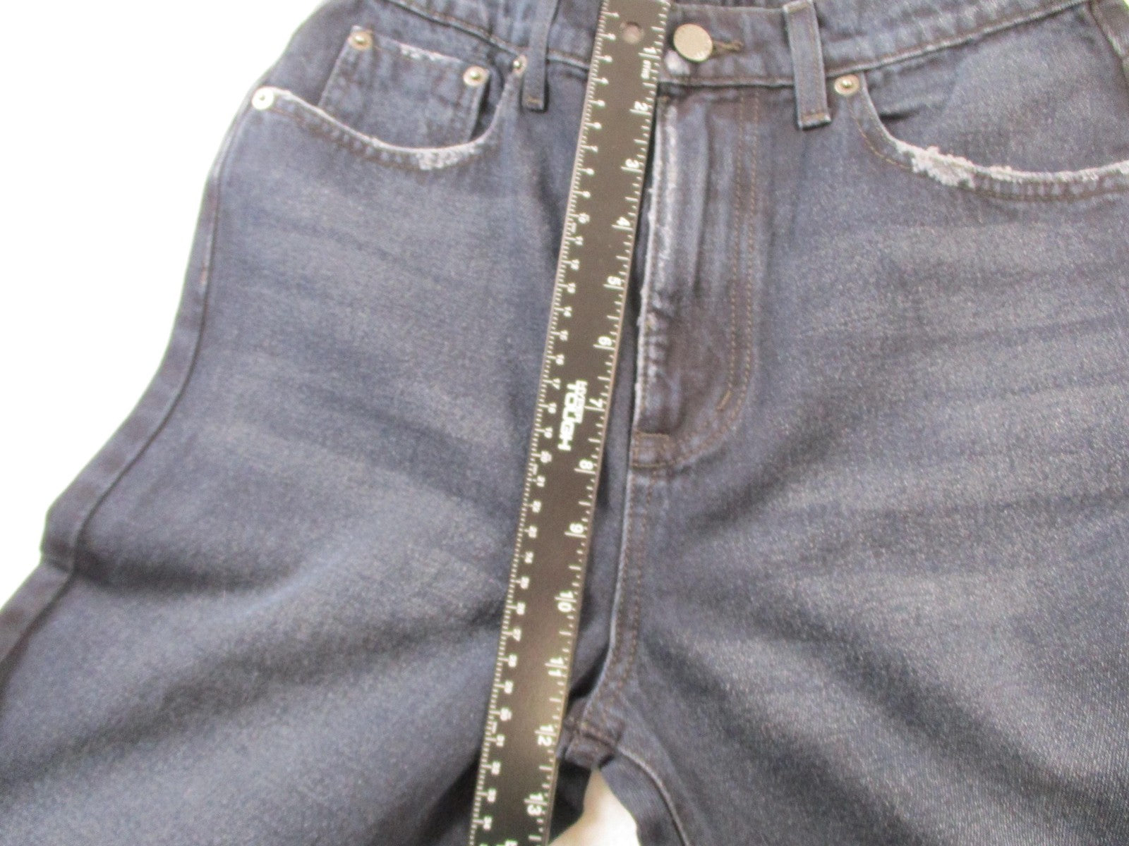 Modern American Doheny Jeans Womens 26 Blue Black Vintage Wash Straight 147310