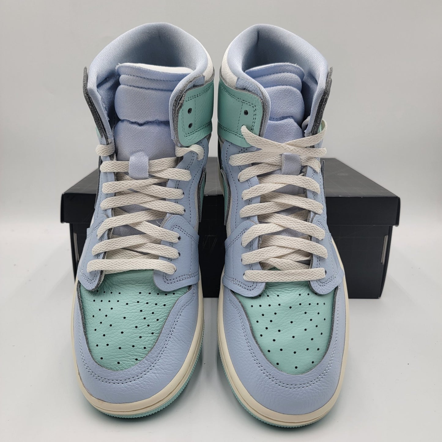 Wmns Air Jordan 1 Method of Make High Hydrogen Blue Light Dew Size 12 FB9891-4012