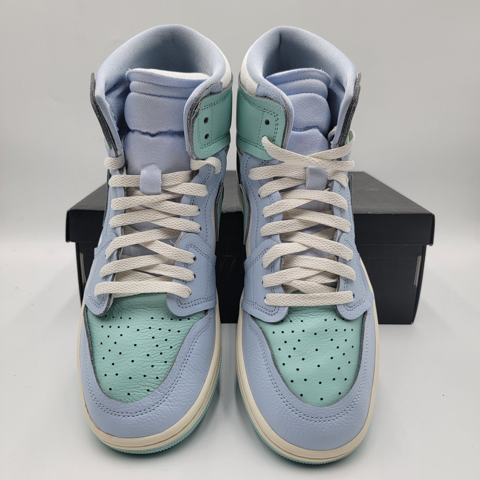 Wmns Air Jordan 1 Method of Make High Hydrogen Blue Light Dew Size 12 FB9891-4012