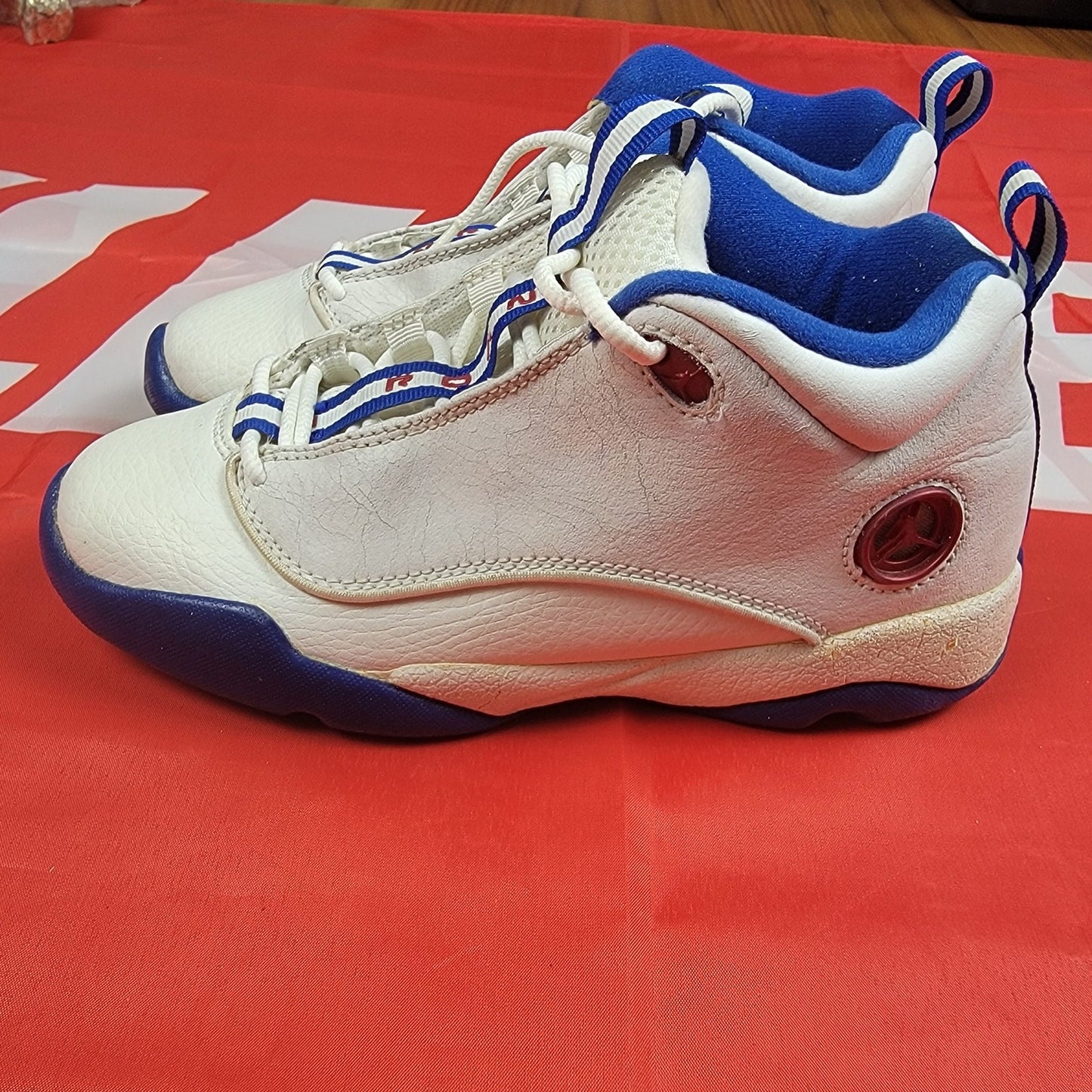 Jordan Jumpman Pro Quick 'White Sport Royal' (GS) Sz 4Y 3082941410