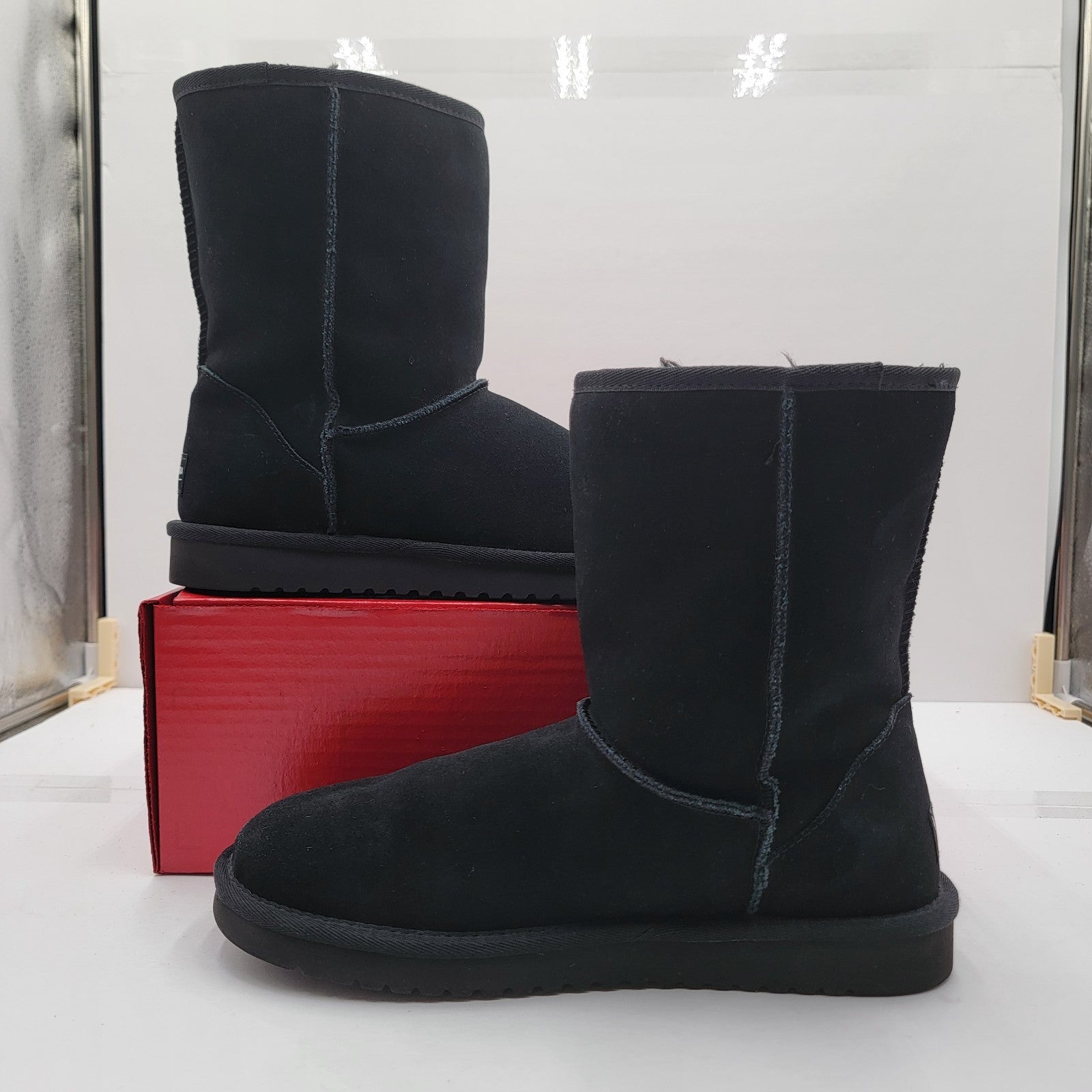 Koolaburra by UGG Boots Womens Size 9 Suede Shearling Lined Classic 1017090 2691