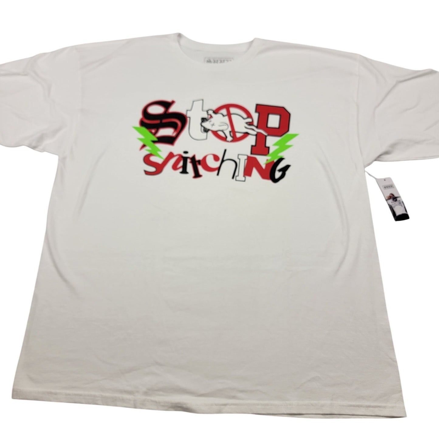 Bobby Shmurda SHHH 2XL Graphic Tee 2Pack Stop Snitching + Skull NEW 7271