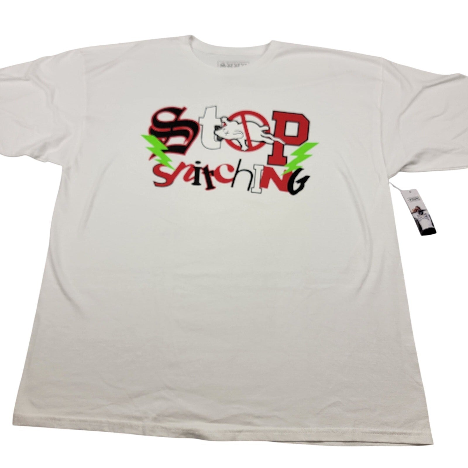 Bobby Shmurda SHHH 2XL Graphic Tee 2Pack Stop Snitching + Skull NEW 7271