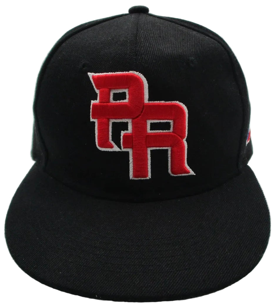Puerto Rico Hat Cap Snap Back One Size Black Baseball Mens PR Flag WBC Logo0