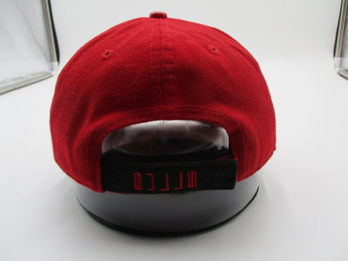 Chicago Bulls Hat Cap Strap Back One Size Red NBA Basketball Mens New Era7