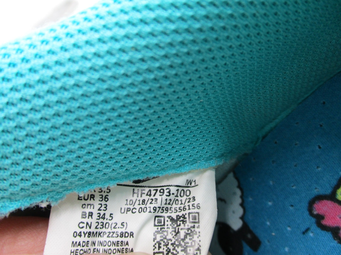 Nike Air Force 1 Low GS “’90s Neon Pack” HF4793100 Youth Size 4Y Used (1B6)11