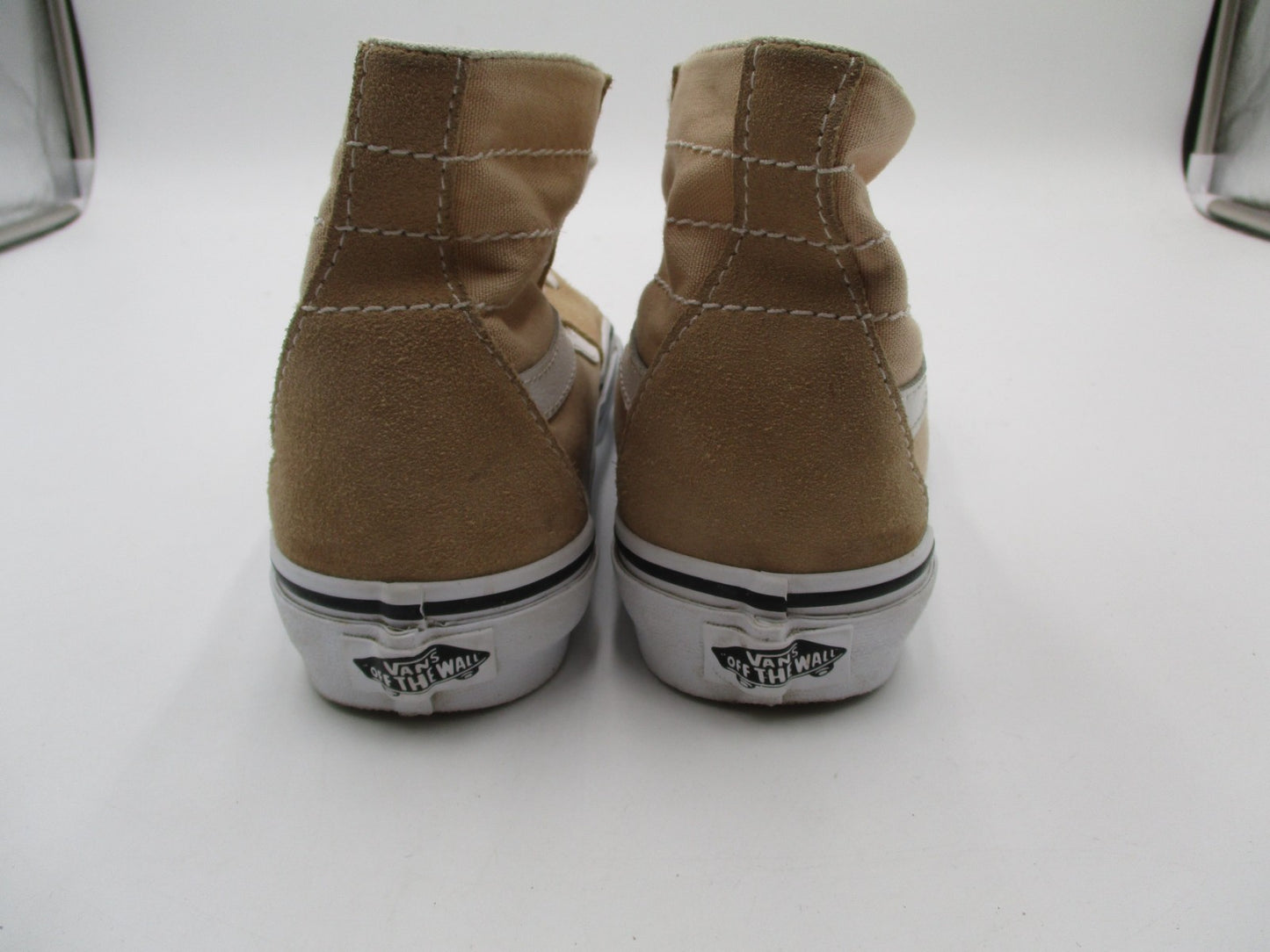 Vans Sk8-Hi Tan Khaki Suede Canvas High Top Women's 6 Men's 4.5 Pre-Owned2