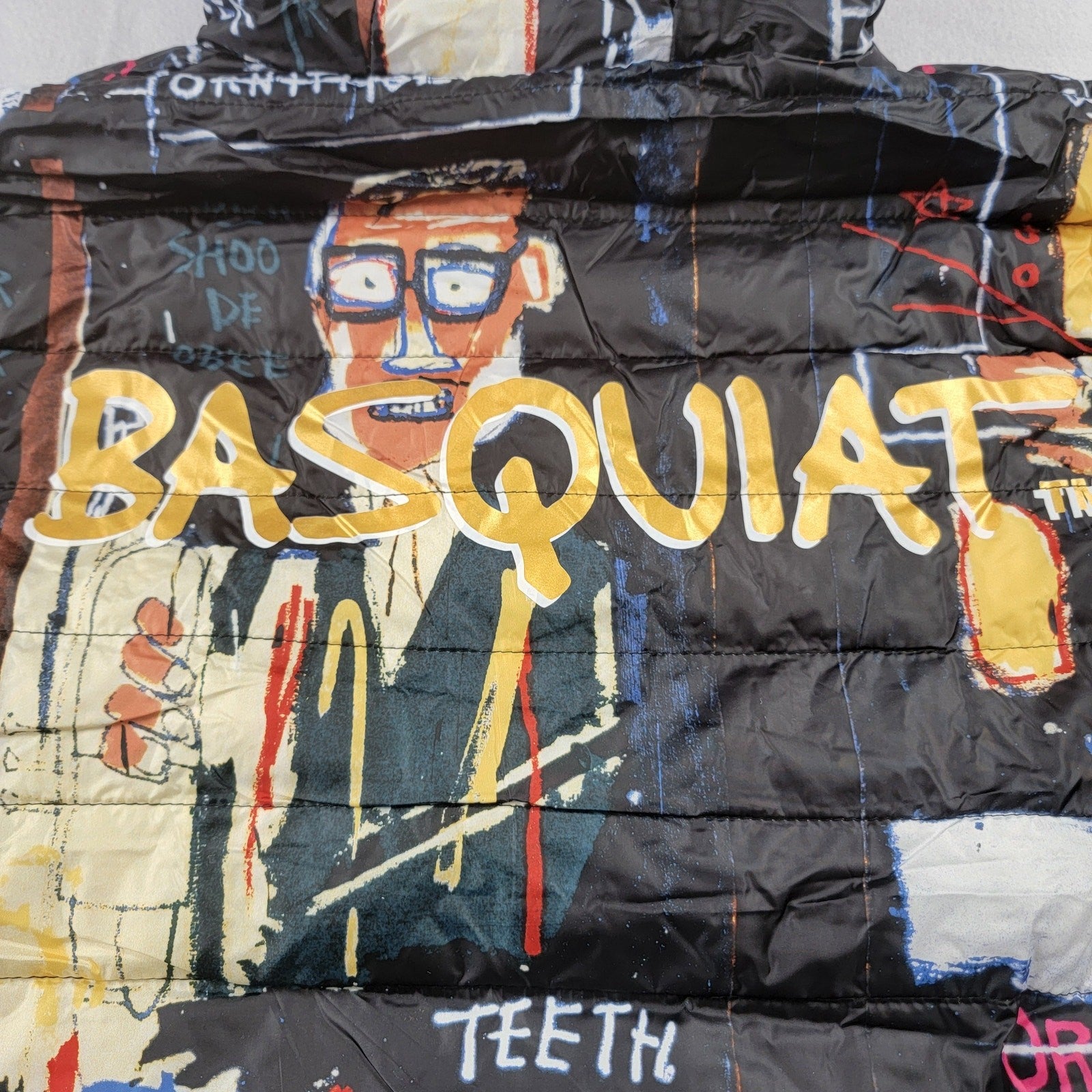 JeanMichel Basquiat x Members Only 'Alchemy' Puffer Jacket Sz L