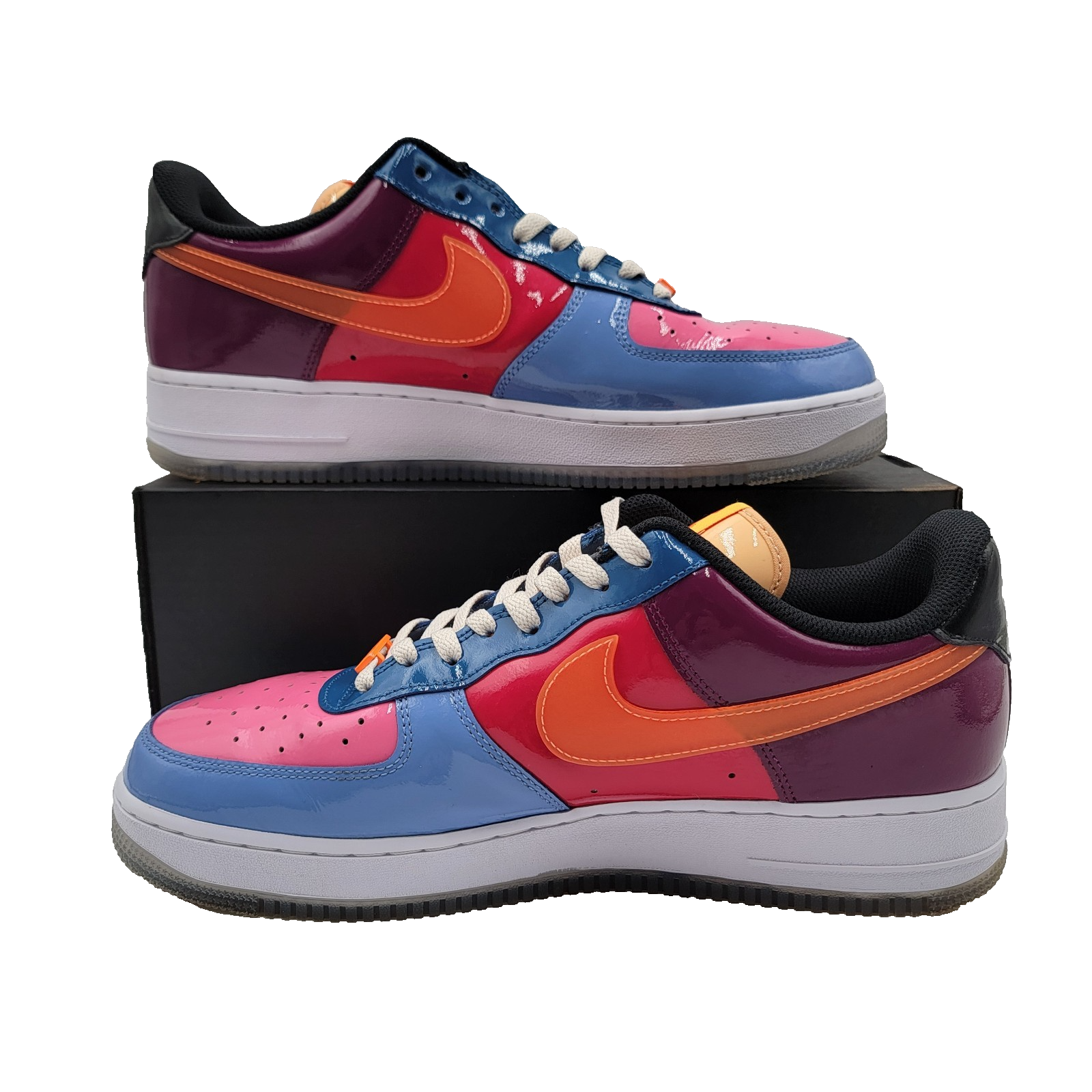 Nike Air force X Undefeated Total Orange Size 12 Preowned VNDS