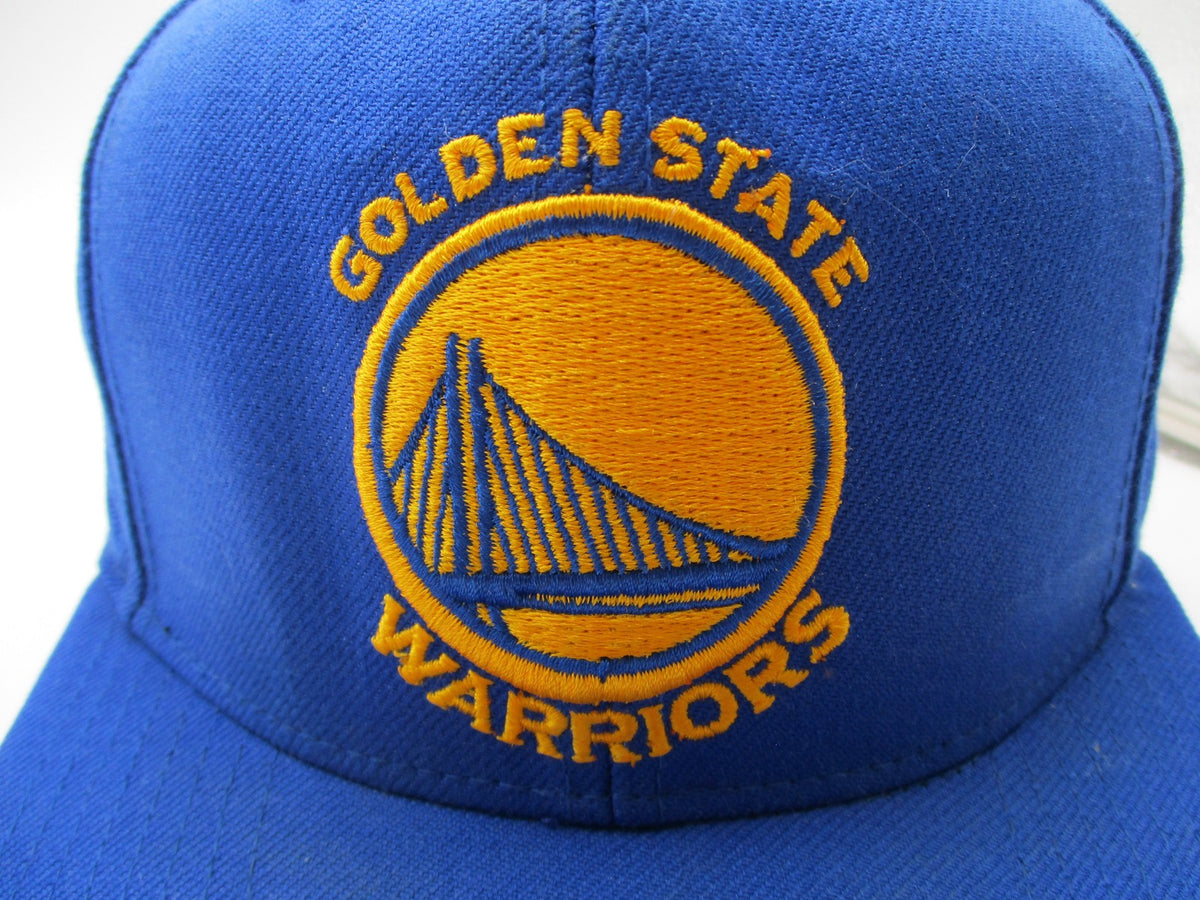 Golden State Warriors Hat Cap Snap Back One Size Blue NBA Mitchell Ness1