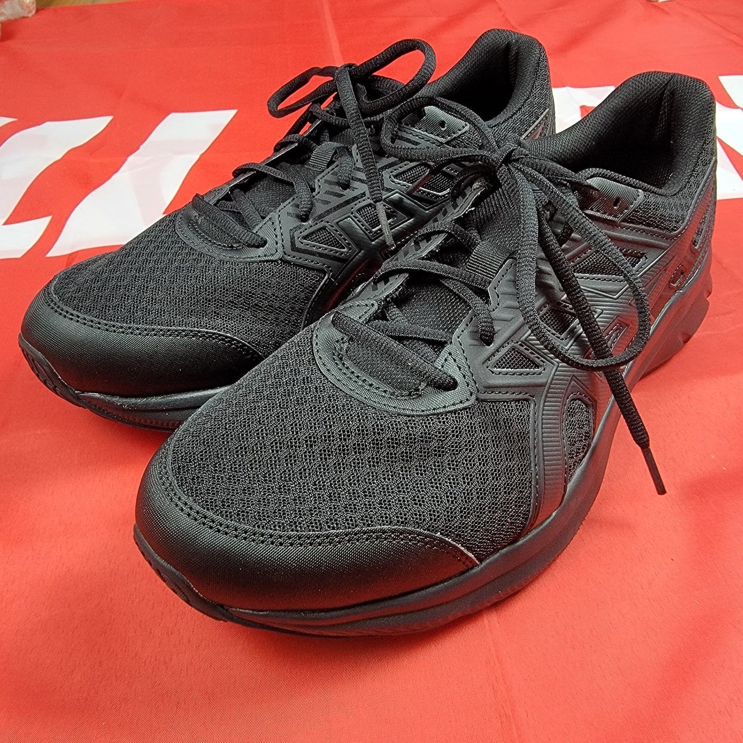 Asics Triple Black 1011B041 002 Jolt 3 4E Wide 'Core Black' Sz 10
