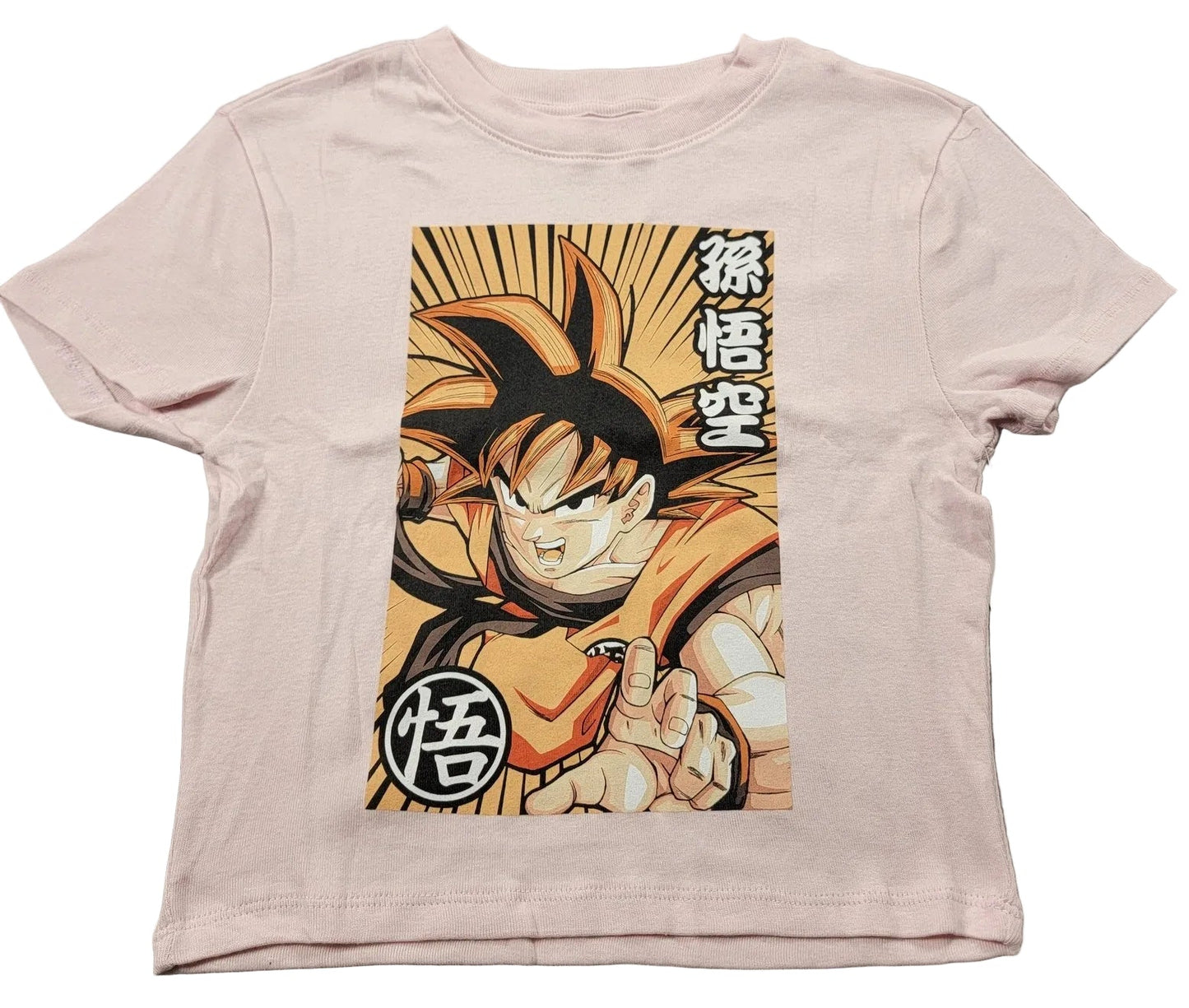 Dragon Ball Z x Forever 21 Crop Top Tee Pink Kids Size L0