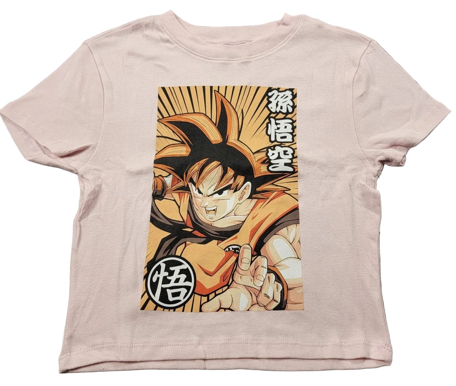 Dragon Ball Z x Forever 21 Crop Top Tee Pink Kids Size L0