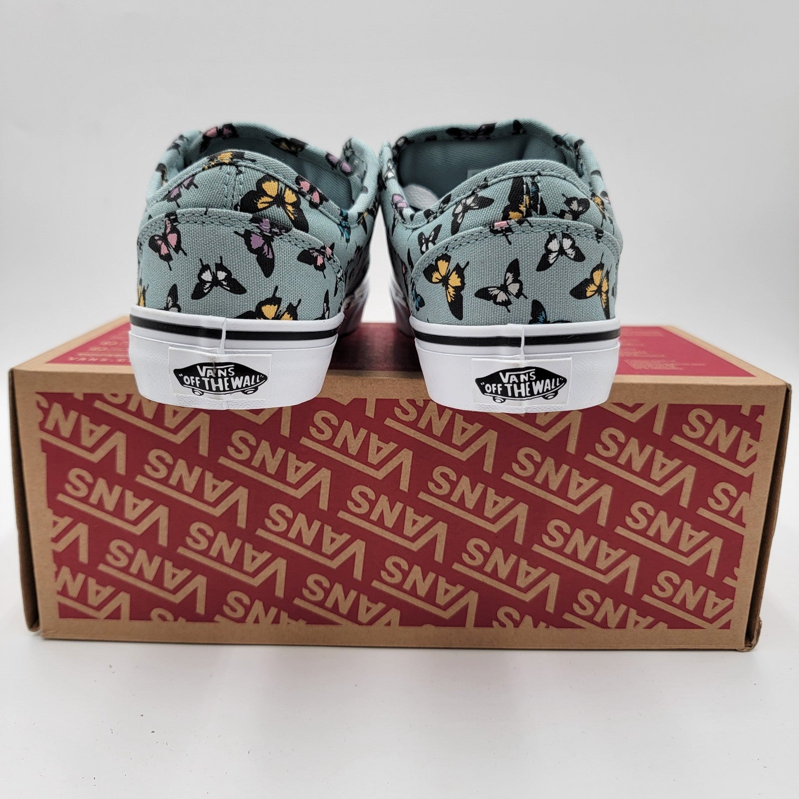 Vans Premium Atwood Lace Up Sneakers Missy Sz 5 VN000CM9M8I Butterfly Pattern3