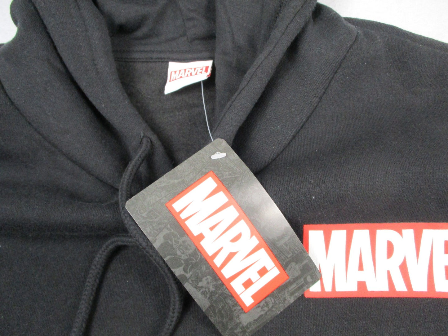 Marvel Hoodie Mens Large Black Amazing SpiderMan Graphic Pullover New 1333
