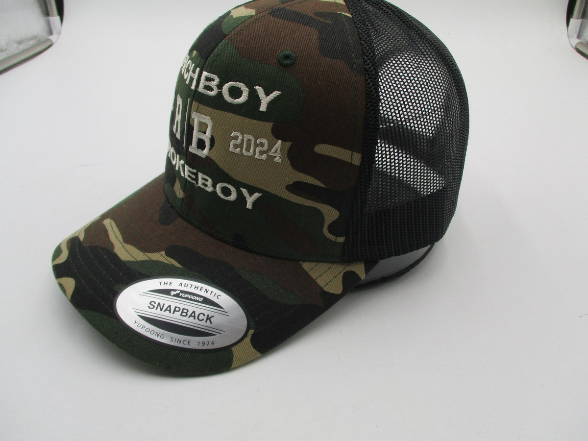 Lids Richboy Brokeboy Hat Cap Snap Back Mens One Size Camo Trucker Mesh RB 20244