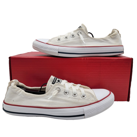 Wmns Converse Sz 9 Chuck Taylor All Star Shoreline Sneakers White 537084F