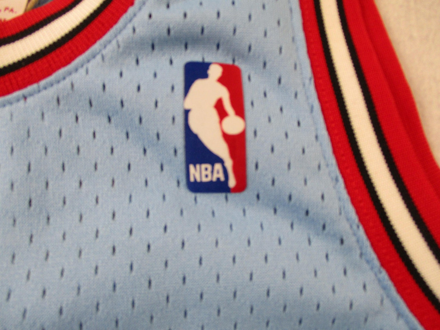 Chicago Bulls Basketball Jersey Mens Small Blue Dennis Rodman Mitchell Ness 14934