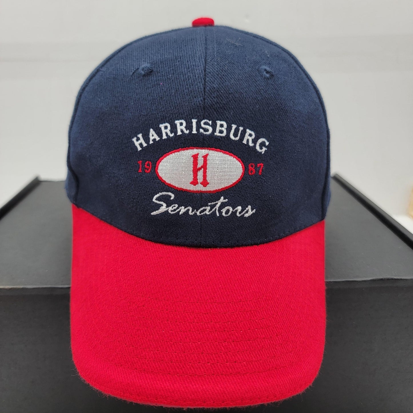 Harrisburg Senators Hat Cap Strap Back Red Blue MILB Baseball Mens Minor League1