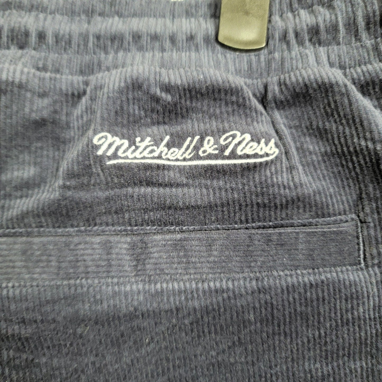 Mitchell & Ness Lakers Comet Shorts Midnight Navy Corduroy XL New