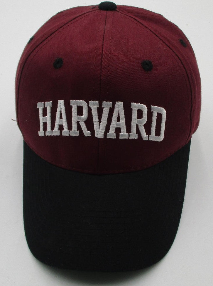 Harvard University Hat Cap Strap Back One Size Red Black NCAA College OC Mens4