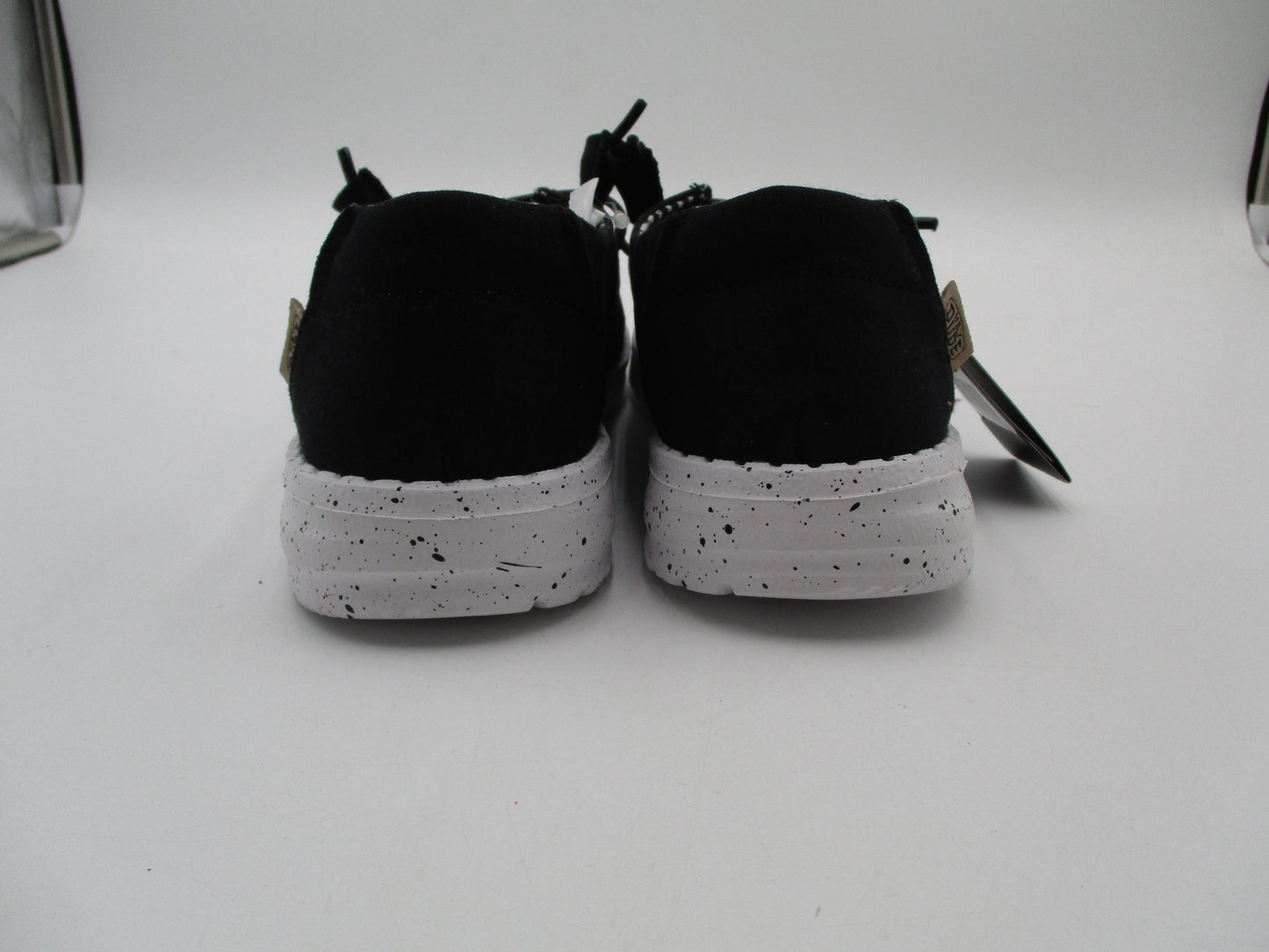 Hey Dude Wendy Basic Shoes Womens Size 6 Black Odyssey Slip On Speckled Sole4