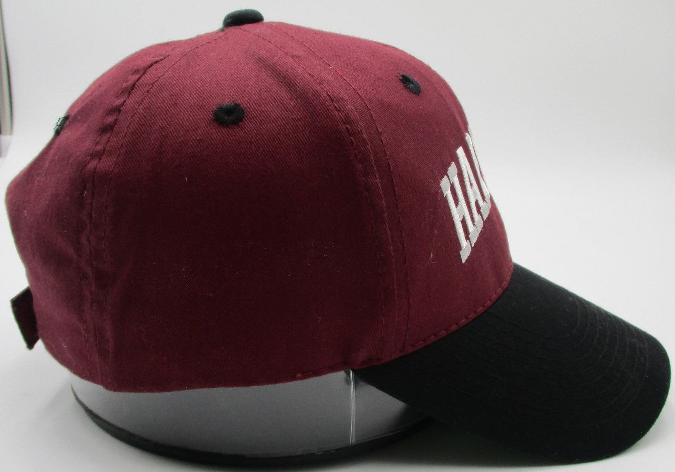 Harvard University Hat Cap Strap Back One Size Red Black NCAA College OC Mens3
