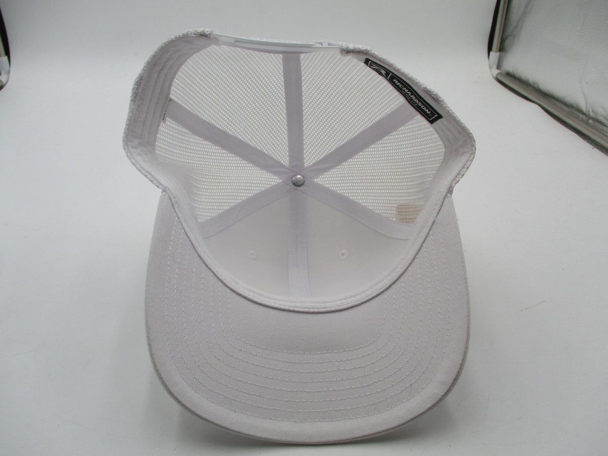 Richardson Hat Cap Snap Back Mens One Size White Mesh Trucker Bad Boy Legacy10