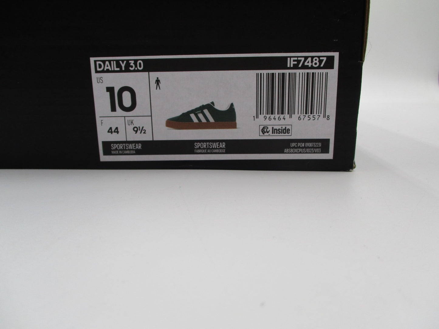Adidas Daily 3.0 Men’s Sz 10 Green White Gum Casual Sneakers IF7487 Skate Shoes16