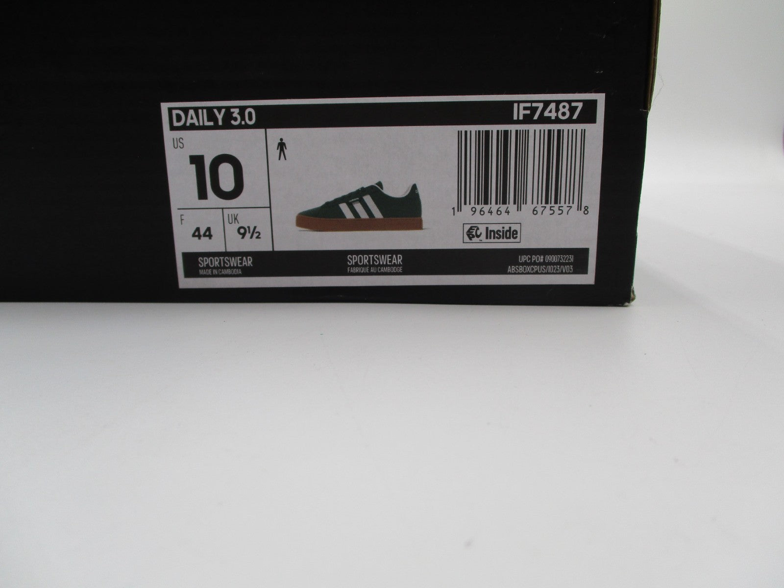 Adidas Daily 3.0 Men’s Sz 10 Green White Gum Casual Sneakers IF7487 Skate Shoes16