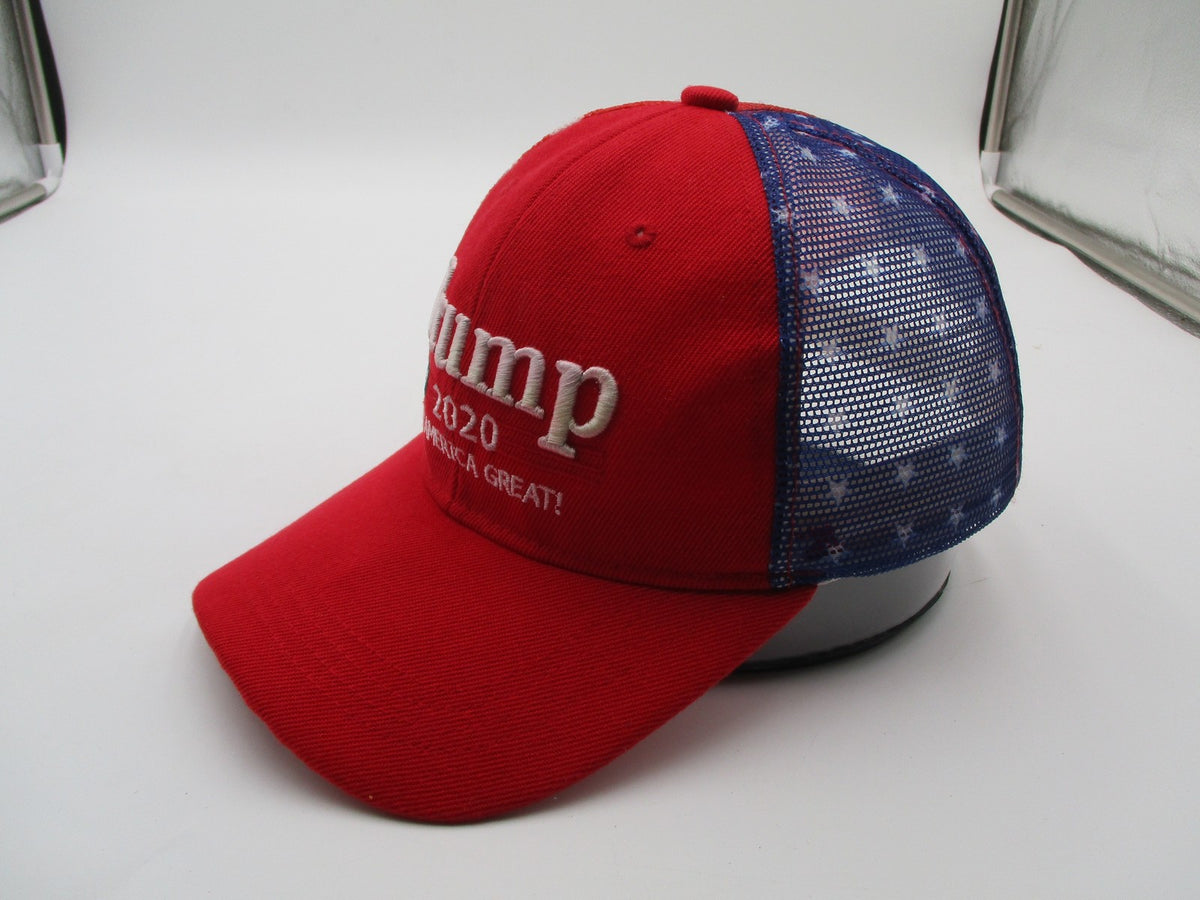Trump 2020 Keep America Great Hat Cap Snap Back Mens One Size Red Flag USA4