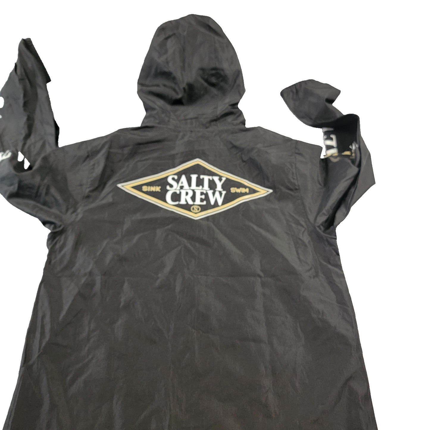 2 Pack Bundle Salty Crew Jacket Mens Medium Hooded Windbreaker Lightweight