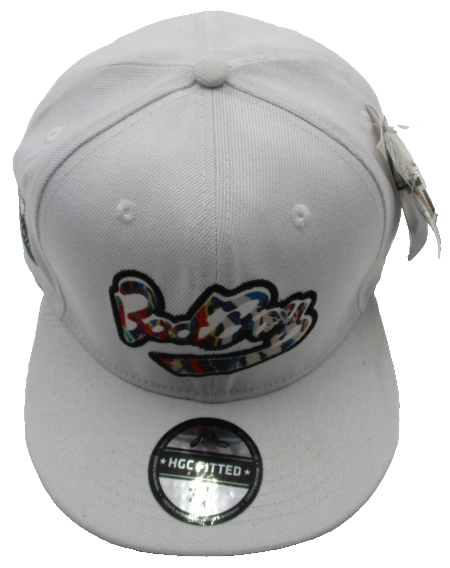 Notorious BIG Bad Boy Hat Cap Fitted Mens 7 3/4 White Headgear Classics Hip Hop4