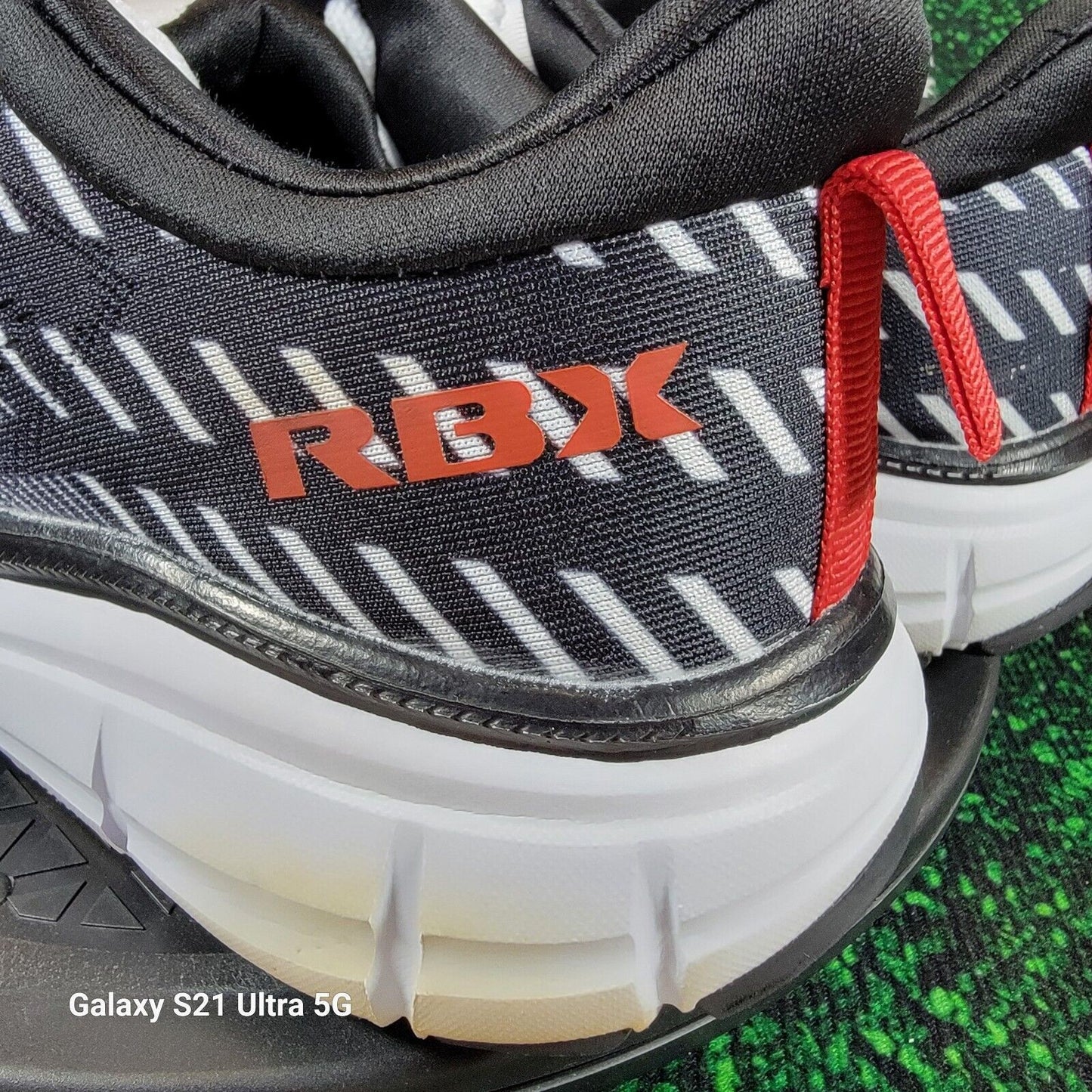 RBX SHOES Running EF10303 Black/White/Red/Grey Sz 10 M