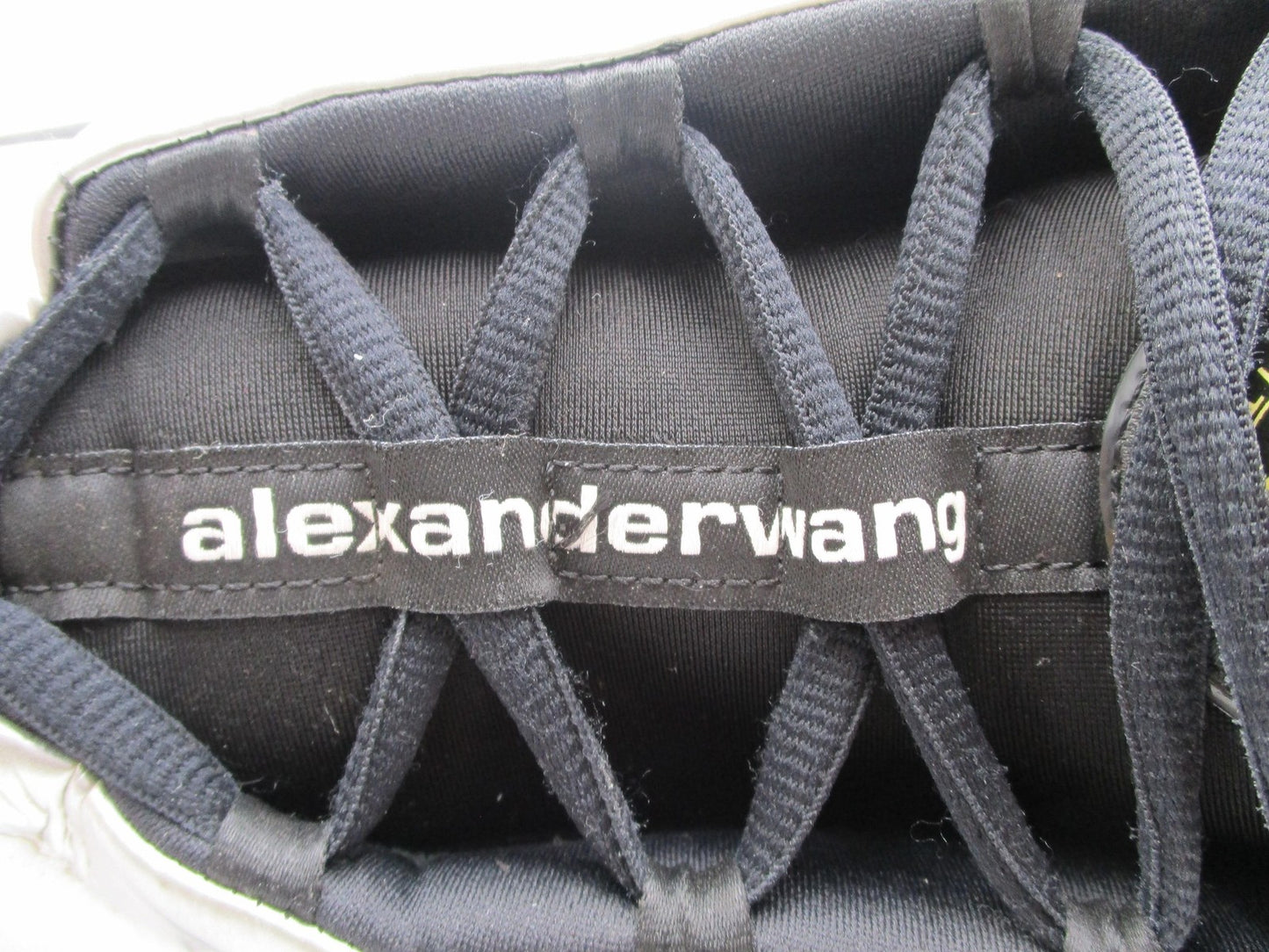 Adidas Alexander Wang Puff Trainer Shoes Mens Size 10.5 Silver Black Sneaker 1J88