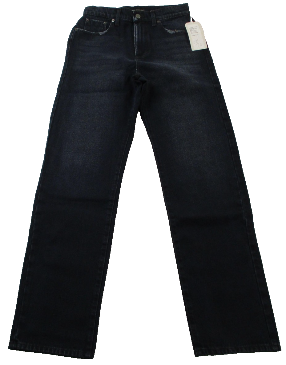 Modern American Doheny Jeans Womens 26 Blue Black Vintage Wash Straight 14730